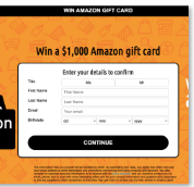 $1000 Amazon Gift Card